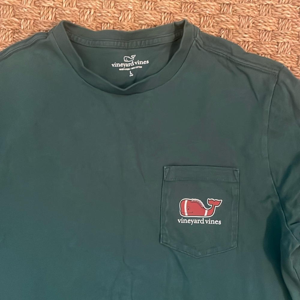 Vineyard Vines Boys Textured Football Shirt